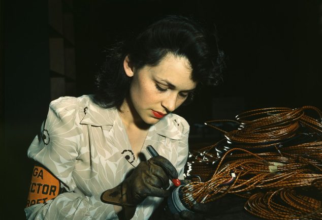 A professional woman at work